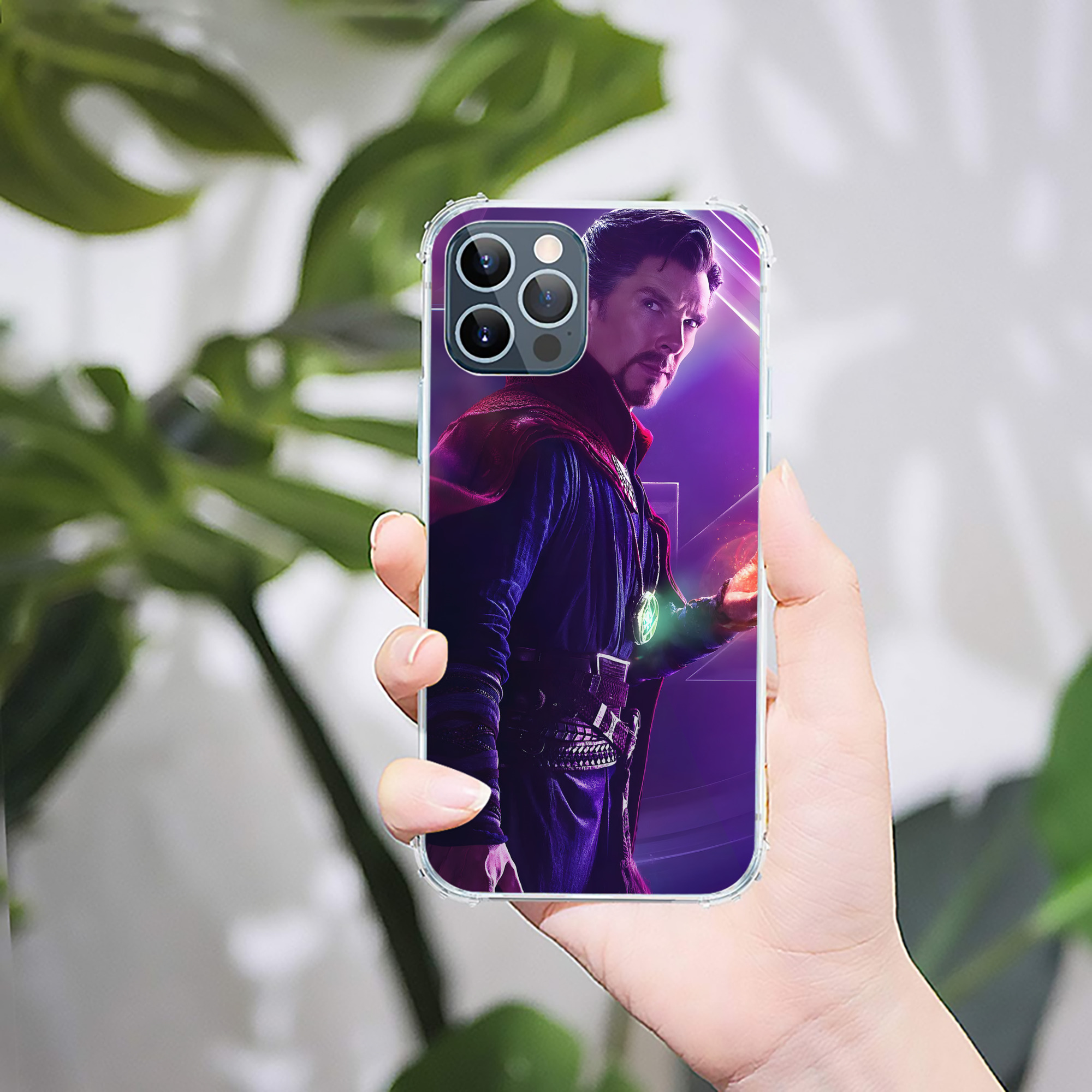 （画像用） アベンジャーズ The Avengers 【iPhone 12シリーズ対応】透明スマホケース（クリアソフトケース）